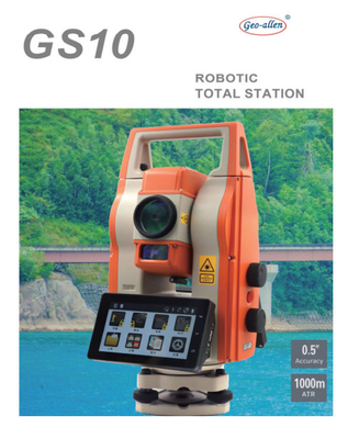 GS10 Geoallen Roboter-Gesamtstation 1000m Prismlos