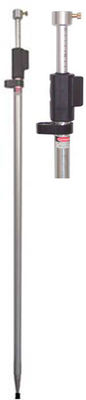Sokkia 5/8&quot; Übersichts-Prisma Pole der schnellen Freigabe-120cm