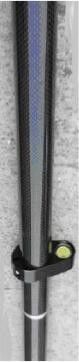 5/8" Kohlenstoff-Faser Pole des Schrauben-Adapter-3m GPS
